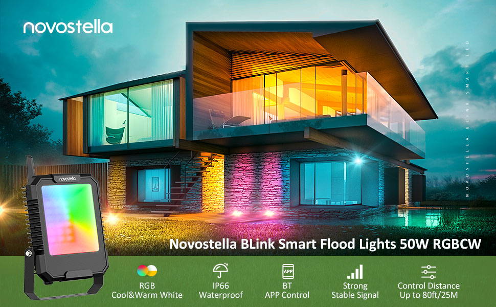 Novostella led smart floodlight outlet